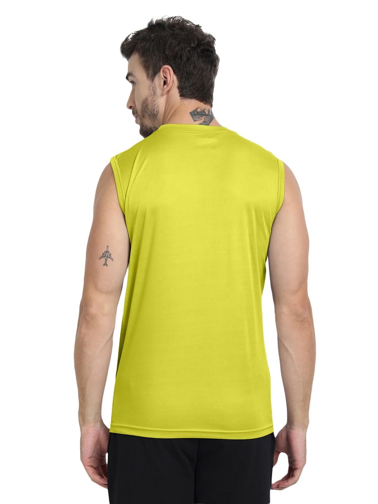 FTX Men Colorblock Round Neck Sleeveless Tshirt view 2