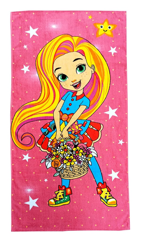 Mandhania Cotton Cartoon Printed Kids Bath Towels for Boys N Girls Pack of 2 view 2