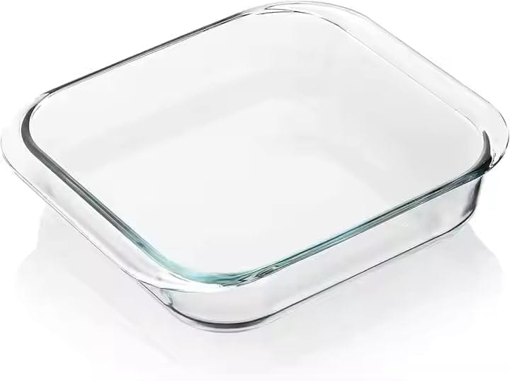 Borosilicate Glass Baking Dish | 900 ML | Oven, Microwave, Freezer & Dishwasher Safe | Transparent, Durable & Heat-Resistant |Glass Bakeware for Baking, Roasting & Serving view 2