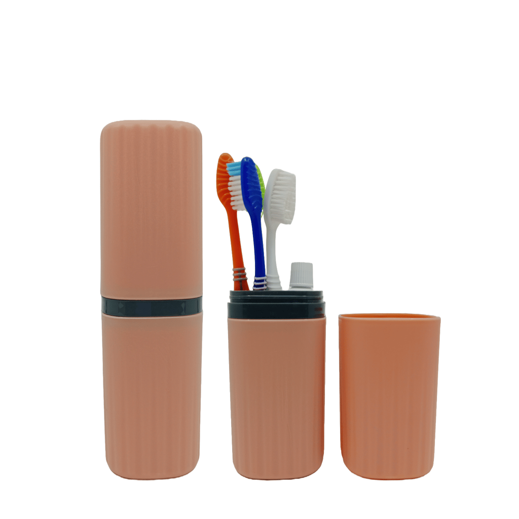 Multipurpose Portable Toothbrush Holder | Waterproof Toothbrush Storage Box for Travel, Camping & Bathroom | Compact Toothbrush Case with Cover | Travel Essential for Hygiene & Organization