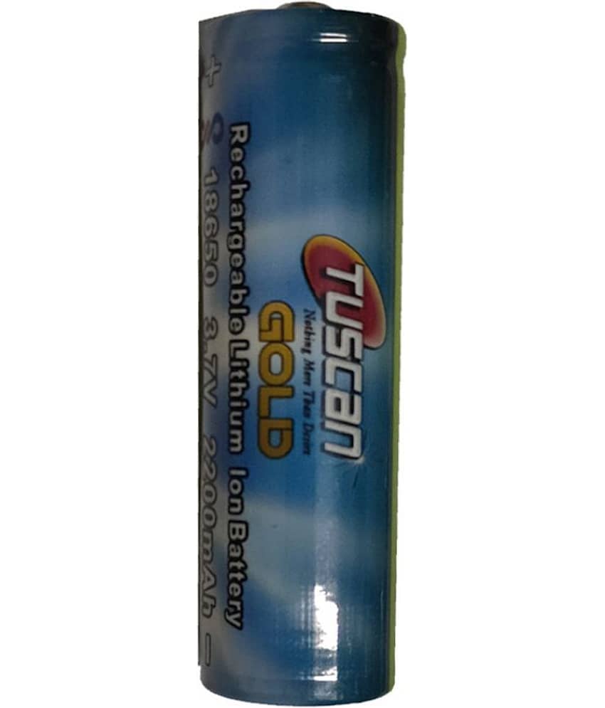 Tuscan 18650 Lithium ion 3.7V 2200mAh Rechargeable Battery For Camera ( Pack of 1 )