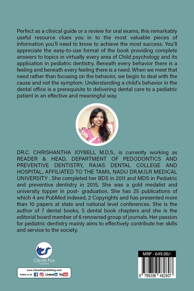 The Perfectly Imperfect child: A Handbook on Child Psychology [Hardcover] Dr.C.Chrishantha Joybell M.D.S. view 2