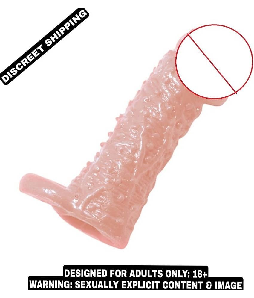 Naughty World Baile 5 inch Dotted Penis Sleeve Washable & Reusable Delay & Extra Time Penis Sleeve For Men view 2