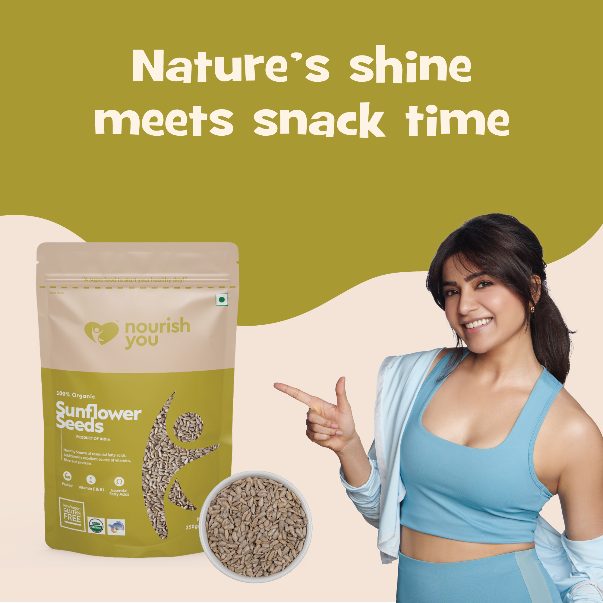 nourish you Raw Sunflower Seeds view 2
