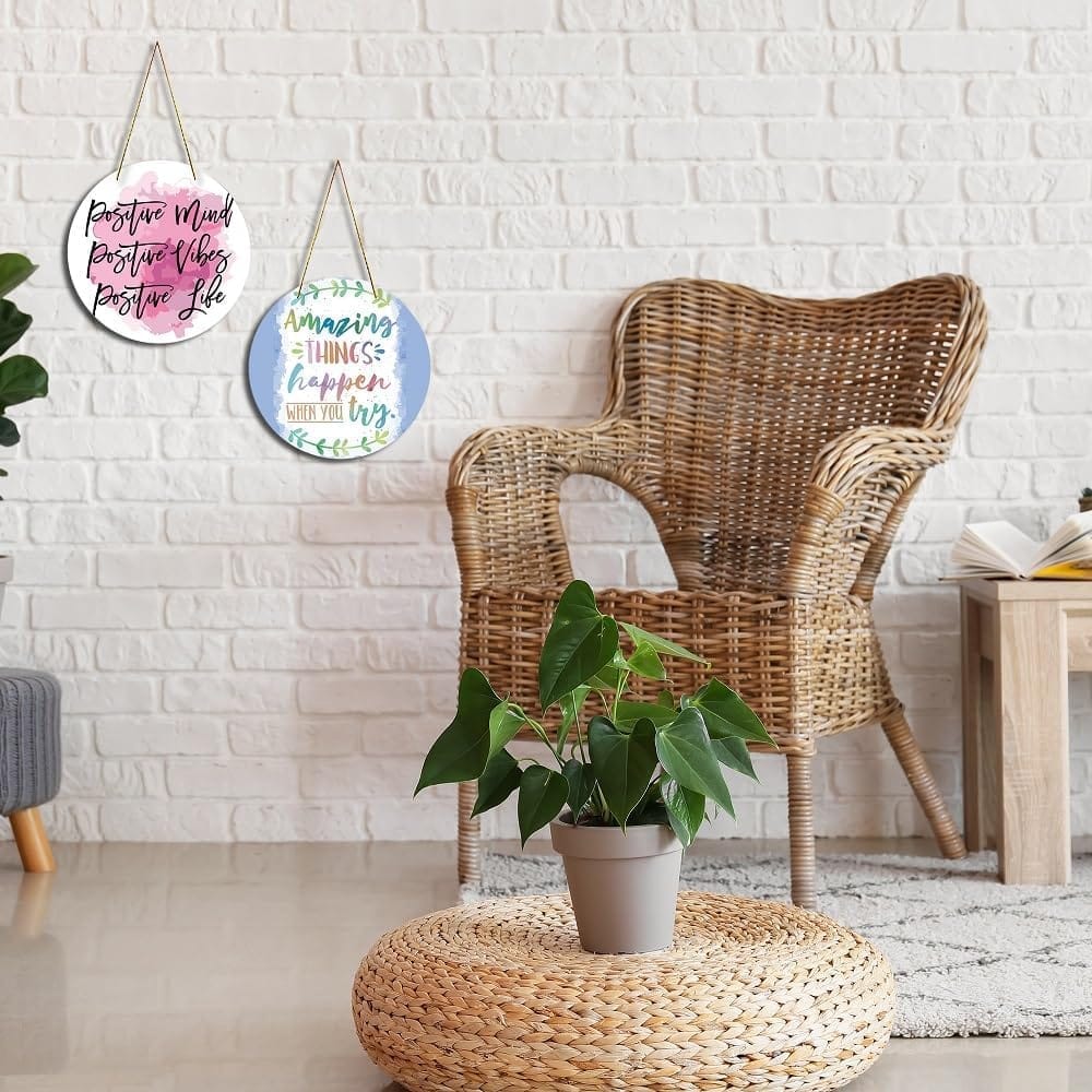 Wall Hangings for Home Decoration Items for Living Room Decor Welcome Home Wall Hanging for Home Office Decoration Handmade Craft Decorative Wall Art (WH1915) view 2