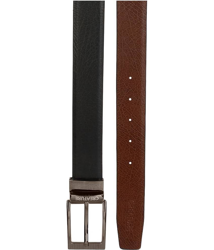 Creature - Black PU Men's Formal Belt ( Pack of 1 ) view 2