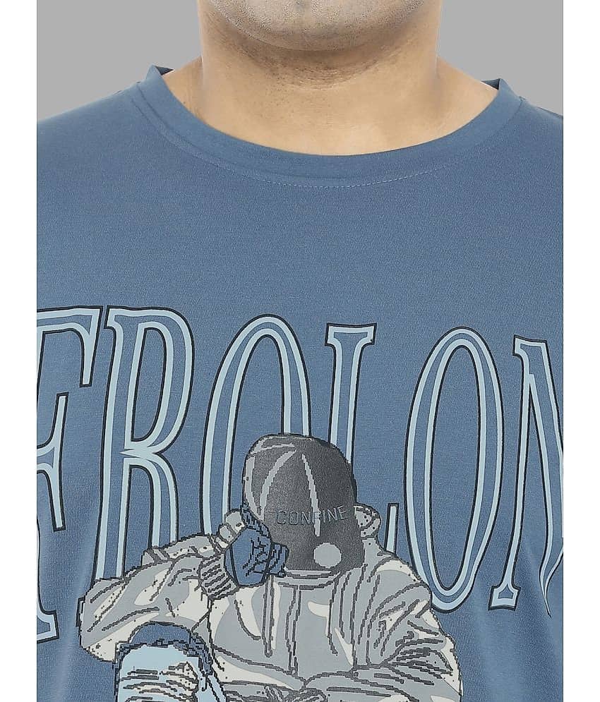 Xmex Pack of 1 Cotton Blend Regular Fit Men's T-Shirt ( Ecru Melange ) view 2