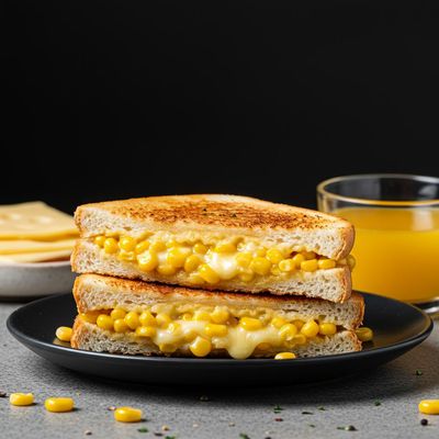 American Corn Cheese Sandwich