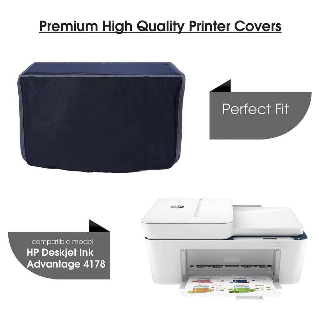 Palap Super Premium Dust Proof Printer Cover for HP Deskjet Ink Advantage 4178 WiFi Colour (Black) view 2