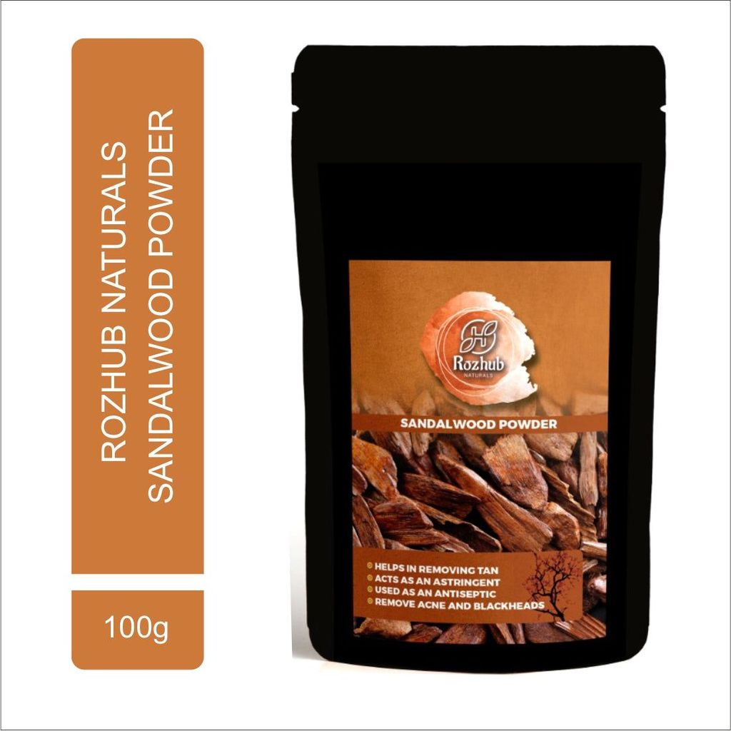 Rozhub Naturals Sandalwood (Chandan) Powder - 100g view 2