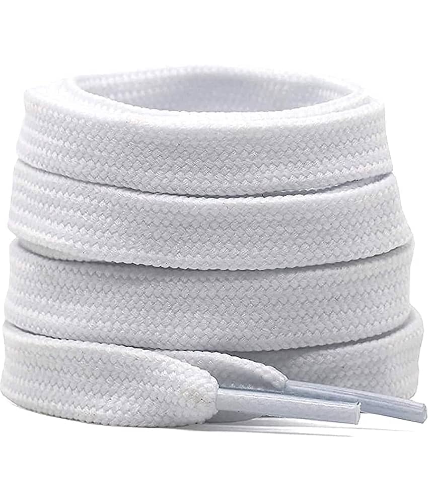 Sheppits White Nylon Durable 120cm Flat Lace view 2