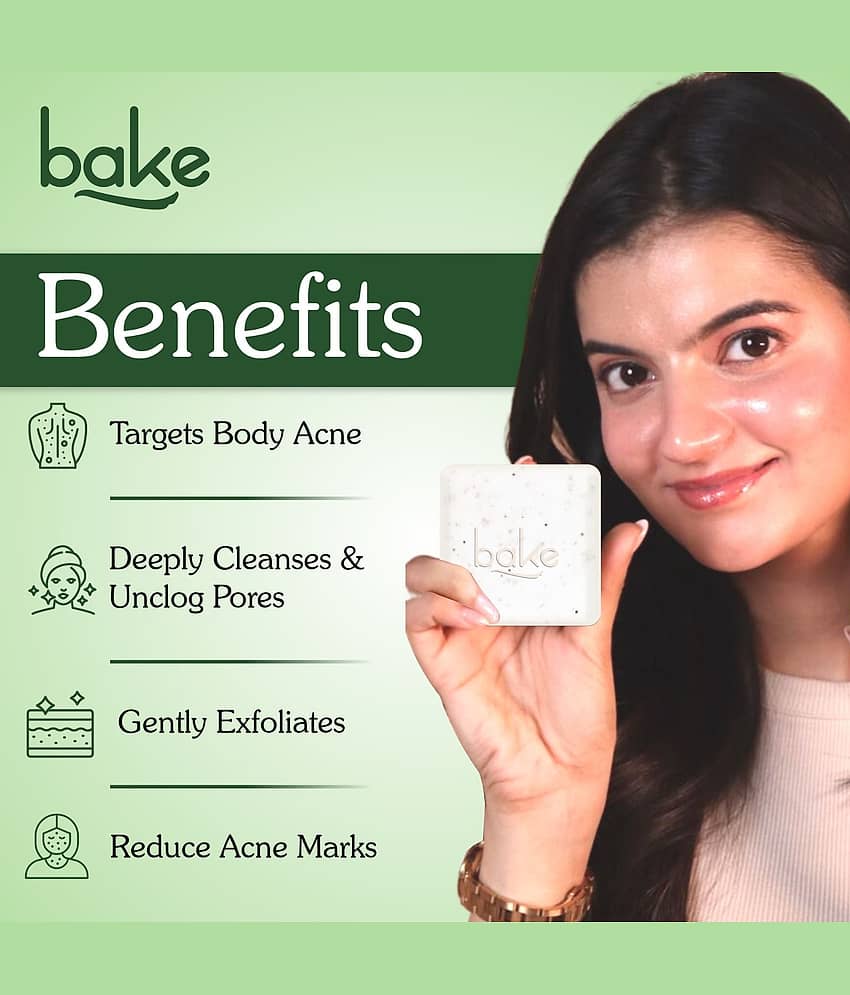 BAKE Exfoliating Soap for All Skin Type ( Pack of 2 ) view 2