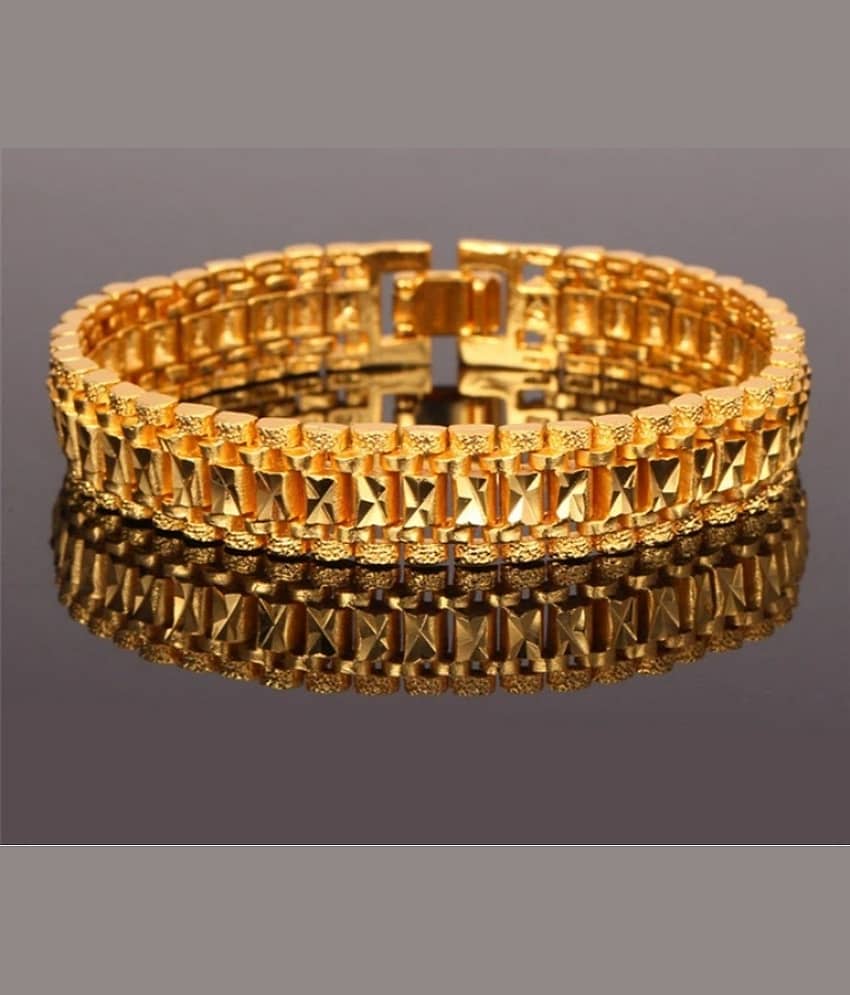 SHANKH-KRIVA Gold Bracelet ( Pack of 1 ) view 2