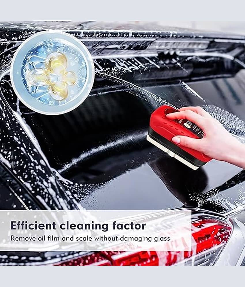 Purple Dust Automotive Oil Film Cleaning Brush, Glass Cleaning Board, Car Glass Oil Film Removal Cleaner, Powerful Windshield Cleaner & Oil Film Remover view 2