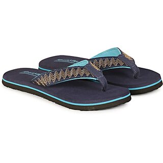 REAL WAY Women Slippers (Navy , 4) view 2