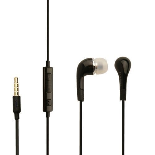EHS64 Wired in Ear Earphones with Mic, Tangle-Free Compatible with Samsung & Other 3.5mm Jack Supported Devices view 2
