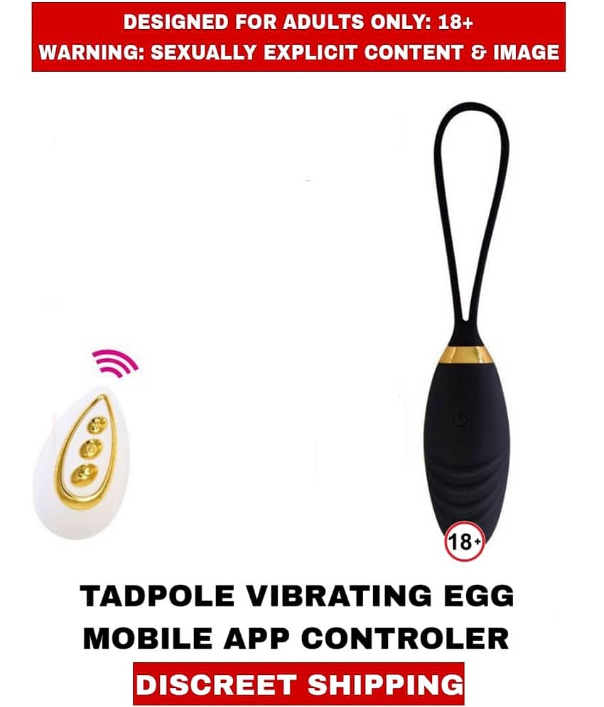 ADULT SEX TOYS TADPOLE VIBRATING MOBAILE APP CONTROLLED ANAL VIBRATOR For UNISEX view 2