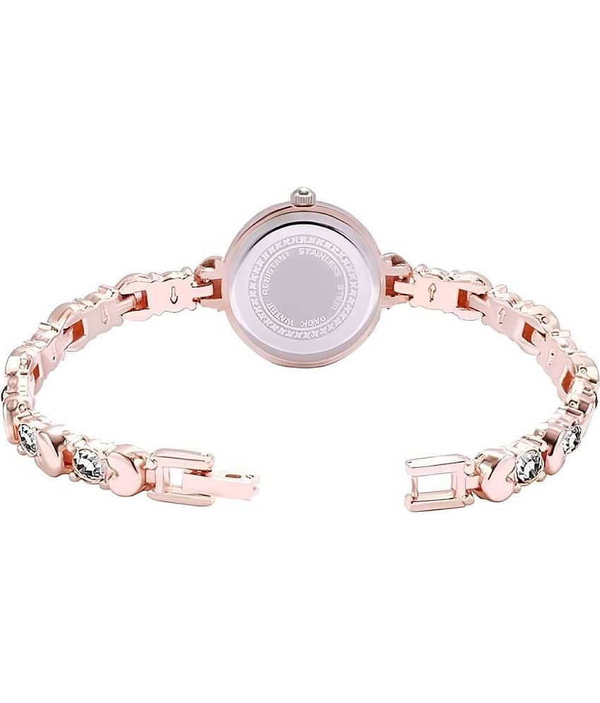 Viser Rose Gold Metal Analog Womens Watch view 2
