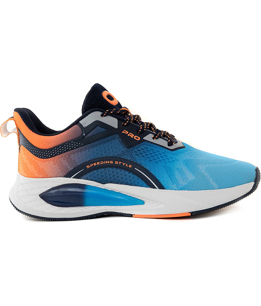 KHADIM Blue Men's Sports Running Shoes view 2