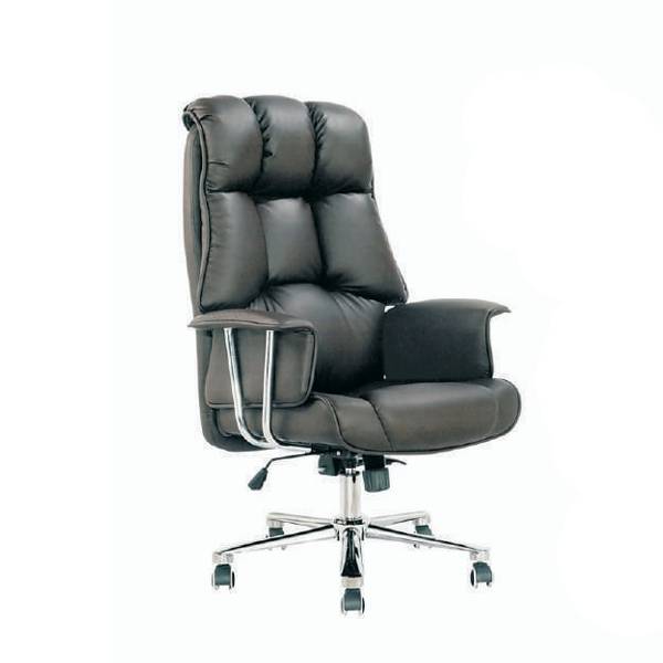 I am Boss - Leatherette Revolving With SS Finish Handle & SS Base (CS-L03-HB)