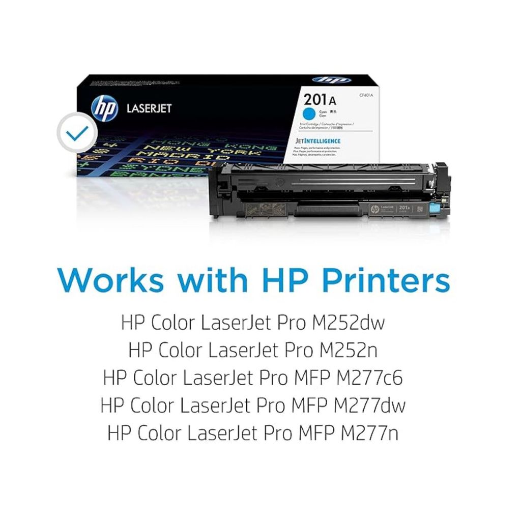 HP 201A Cyan Original LaserJet Toner Cartridge (CF401A) view 2
