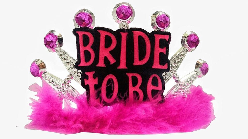 Bride-to-Be Crown Tiara for Theme Parties & Celebrations
