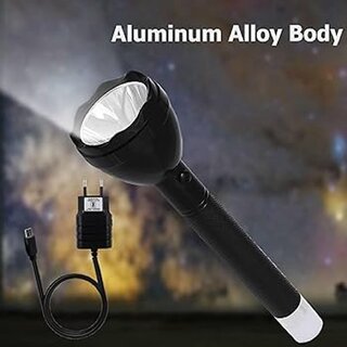 Charkee 40W High Flash Led torch Plastic Body Rechargeable Tourch (Black) view 2
