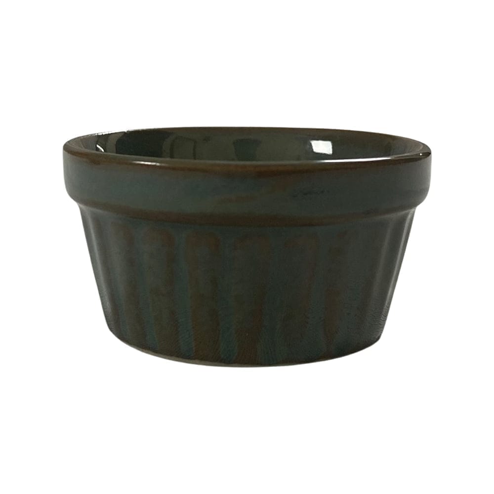 Ceramic Dining Chic Emerald Green Hand-glazed Ceramic Dip Bowls Set of 2 view 2