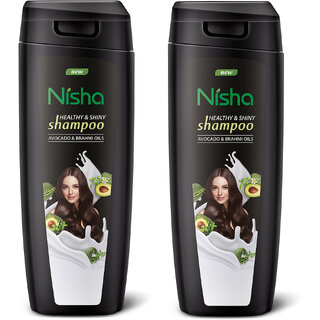 Nisha Healthy Shiny Storng Beautiful Hair Shampoo, 180 ML Pack Of 2