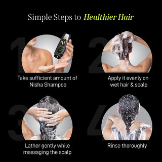 Nisha Healthy Shiny Storng Beautiful Hair Shampoo, 180 ML Pack Of 2 view 2