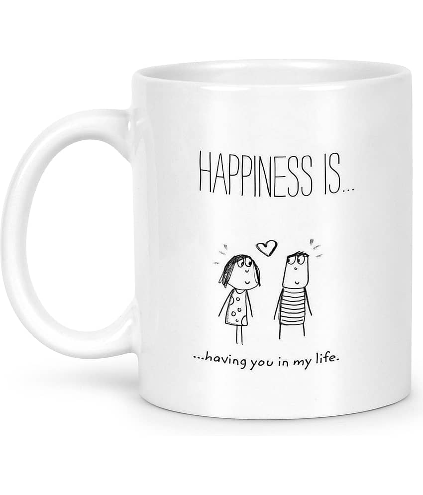 Idream Quote Printed Ceramic Coffee Mug 1 Pcs 330 mL view 2