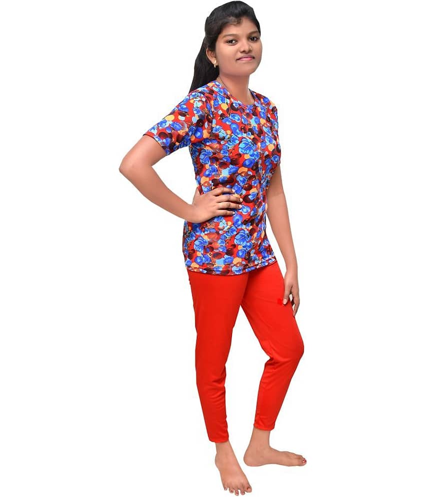 Goodluck Multicolor T-Shirt & Shorts Combo Swimming Costume view 2