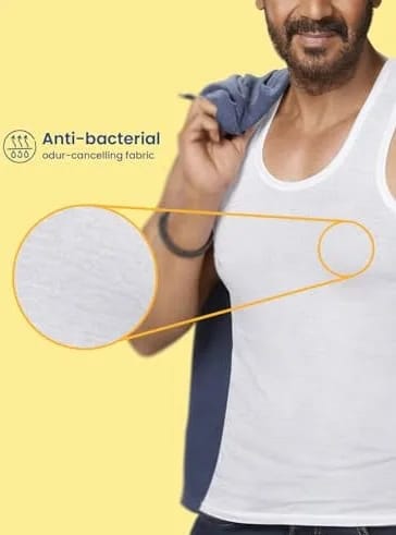Antibacterial Men's vest view 2