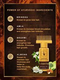 Indulekha Bringha Oil Reduces Hair Fall And Grows New Hair 100% Ayurvedic Oil, 100 Ml view 2