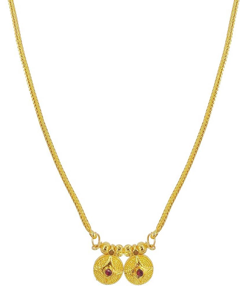 shankhraj mall Golden Mangalsutra ( Pack of 1 ) view 2