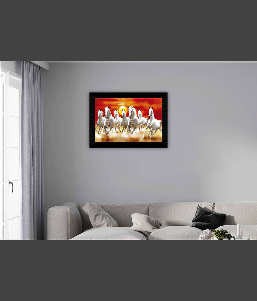 Saf Animal Painting With Frame view 2