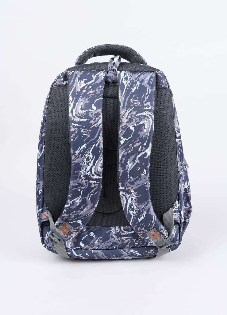 PB Pearlbags Archer 22L printed Laptop Backpack , 3 Compartments, Bottle Holder, Organizer, Premium Fabric, Water Resistant Anti Theft , School & College Bag for Boys and Girls, Office & Travel Bag for Men and Women view 2