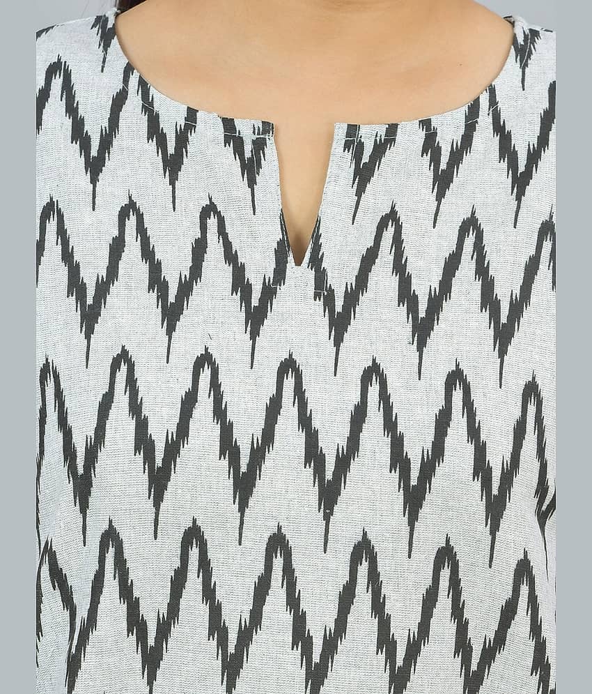 QuaClo Women's Cotton Tunic ( Black ) view 2
