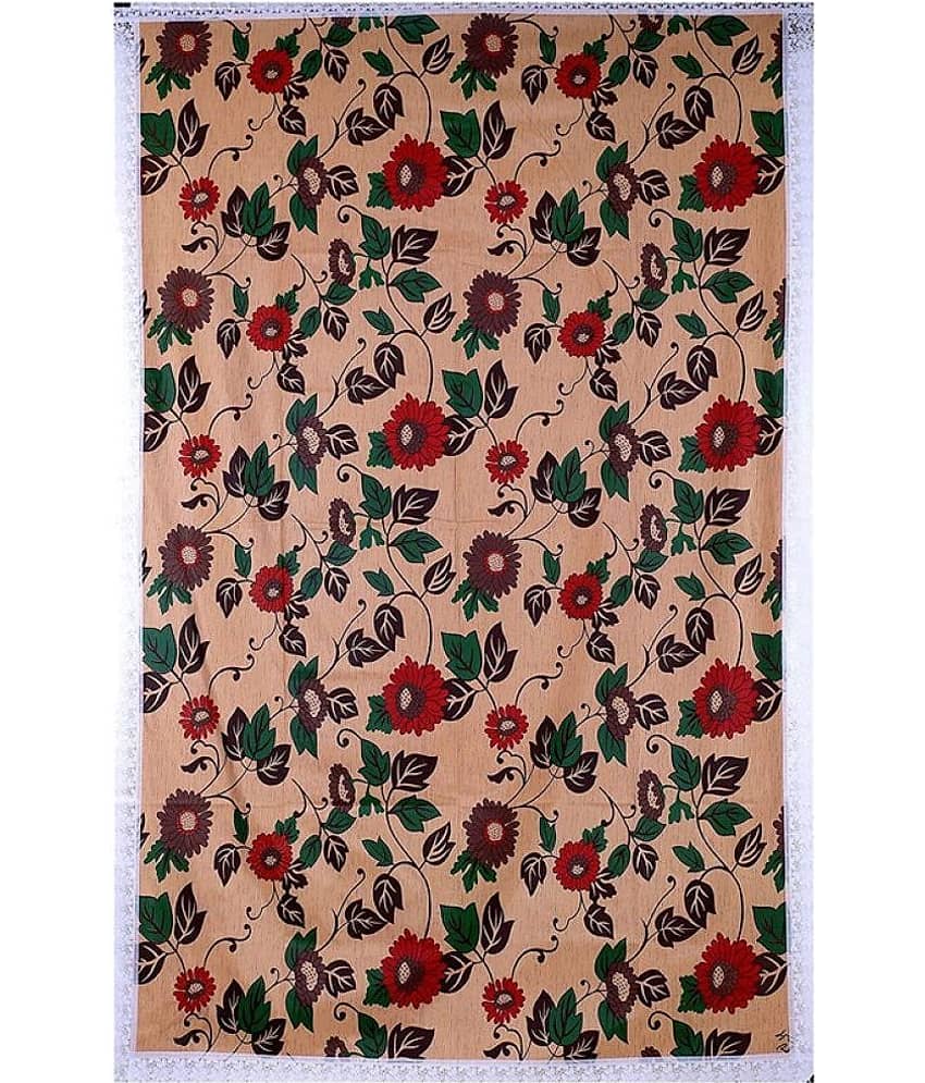 Generic Printed PVC 4 Seater Rectangle Table Cover ( 150 x 92 ) cm Pack of 1 Brown view 2