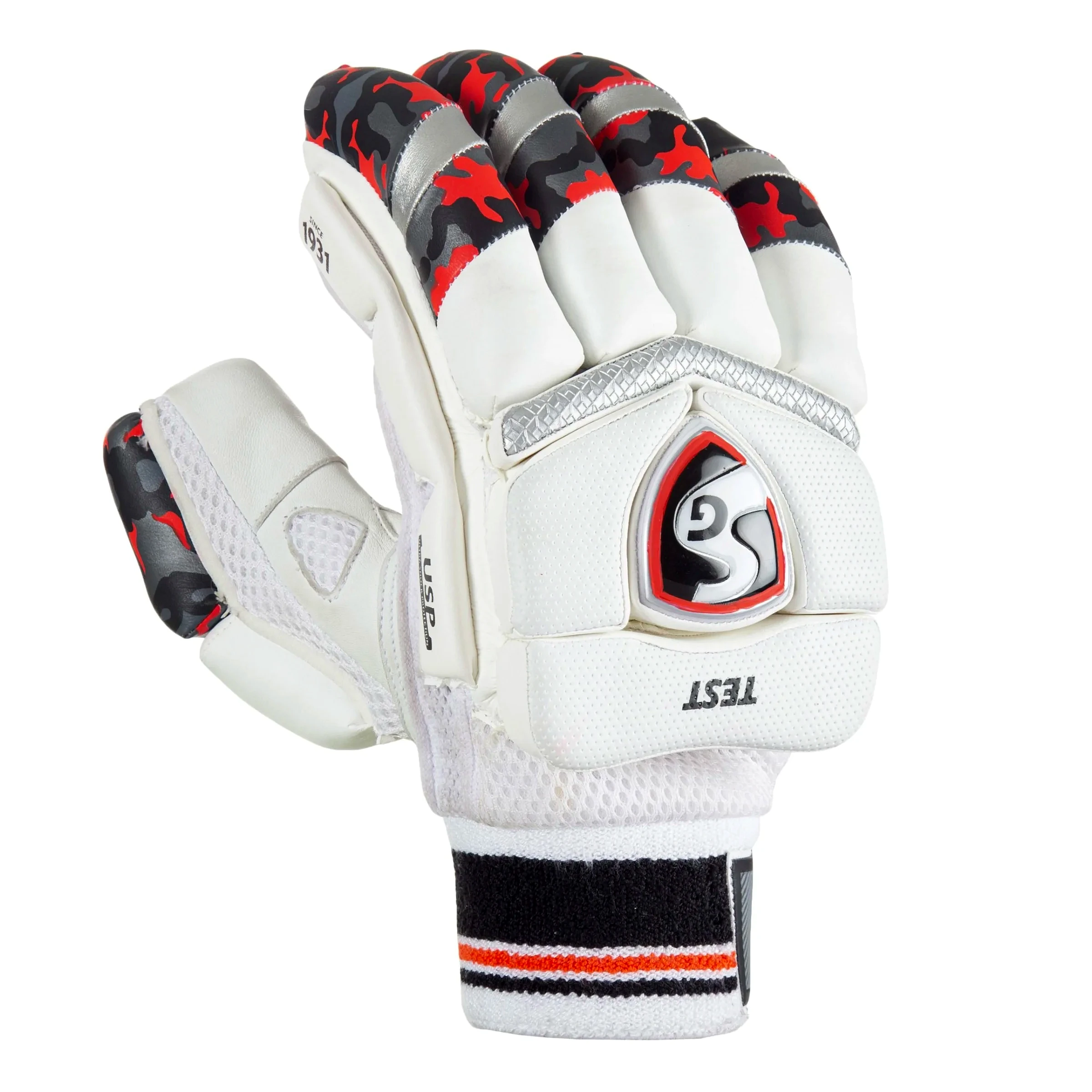Sg Test Cricket Batting Gloves with Premium Quality Sheep Leather Palm (Size - YOUTH, Packing - 1 pair) by Total Sporting And Fitness Solutions Pvt Ltd view 2