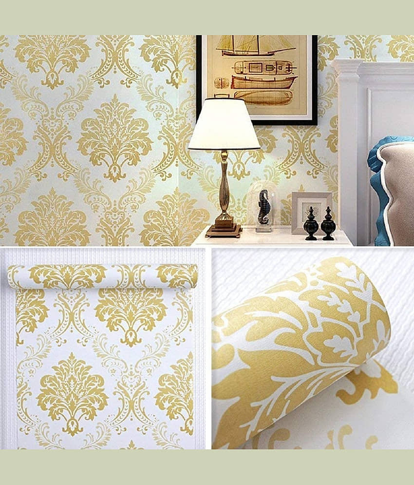 LAAYO Wallpaper & Wall Sticker - Abstract Wallpaper ( 45 x 500 ) cm ( Pack of 1 ) view 2