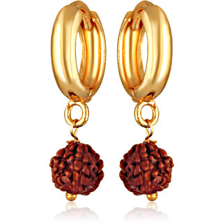 Vivastri Twinkling Bejeweled Clip On Jhumki Earring for Women and Girls [VIVA2677ERG] view 2