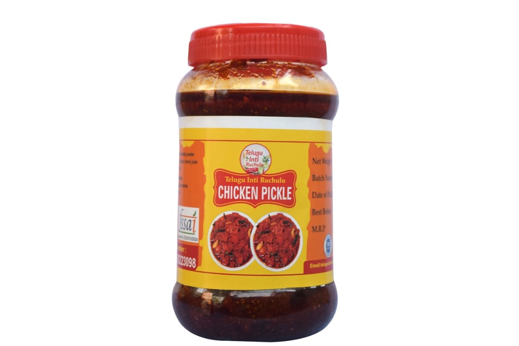Telugu Inti Ruchulu Chicken Pickle