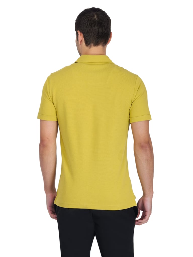 Solid Polo Shirt - HENNA view 2