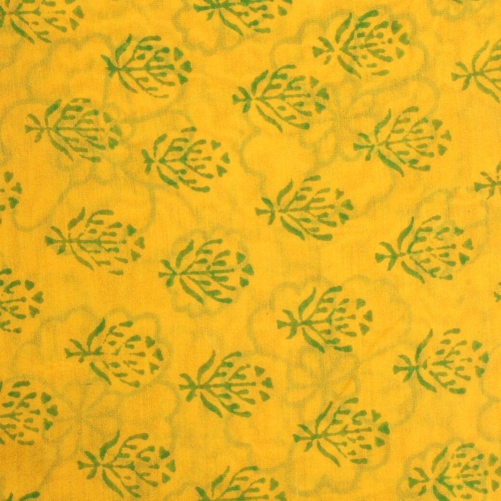 HANDLOOM CHANDERI 03 PCS DABU PRINTED SUIT (SKU - 1RDS07101220 Suit 57) view 2