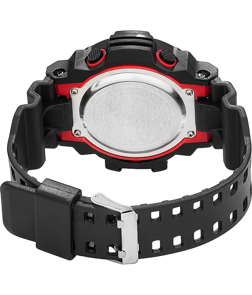 Om Collection - Black Silicon Digital Men's Watch view 2