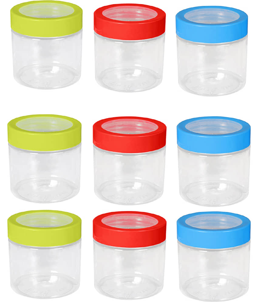 Woolco - Multicolor Plastic Utility Container ( Set of 6 ) - 500