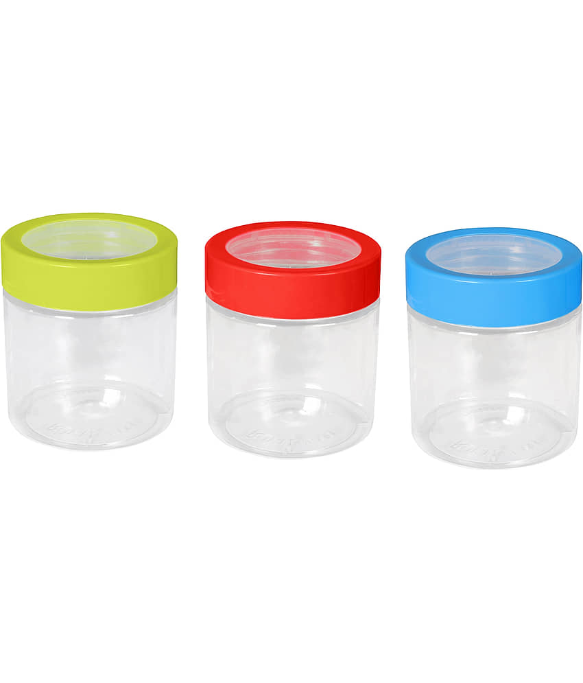 Woolco - Multicolor Plastic Utility Container ( Set of 6 ) - 500 view 2