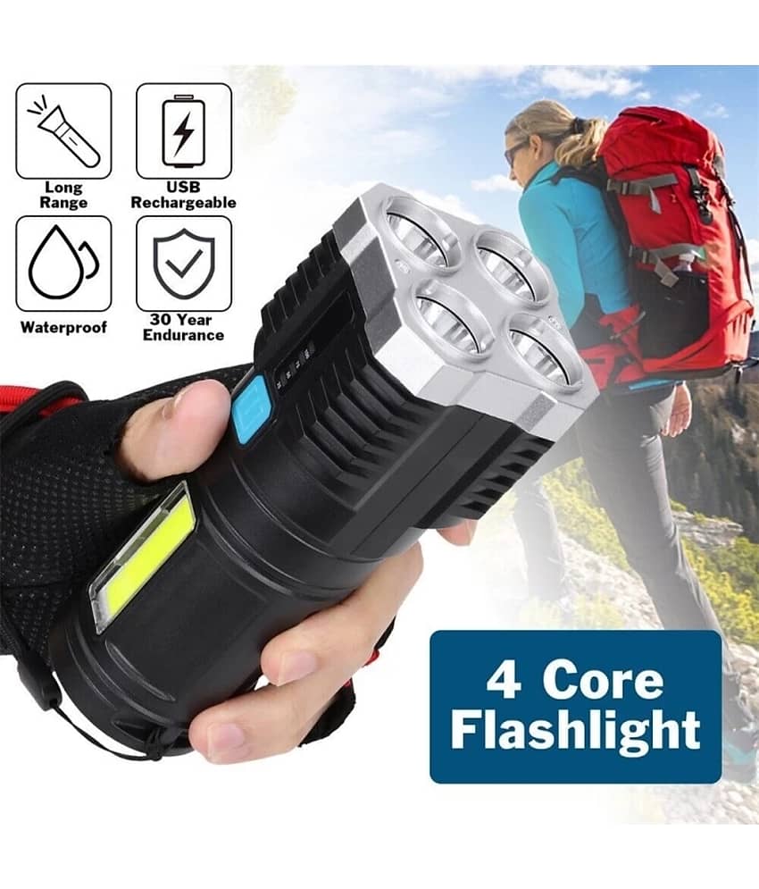 FLEXTOX - 20W Rechargeable Flashlight Torch ( 4 Hrs Backup ) view 2