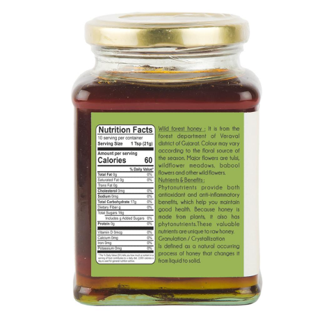 Praakritik Organic Wild Forest Honey 200G view 2